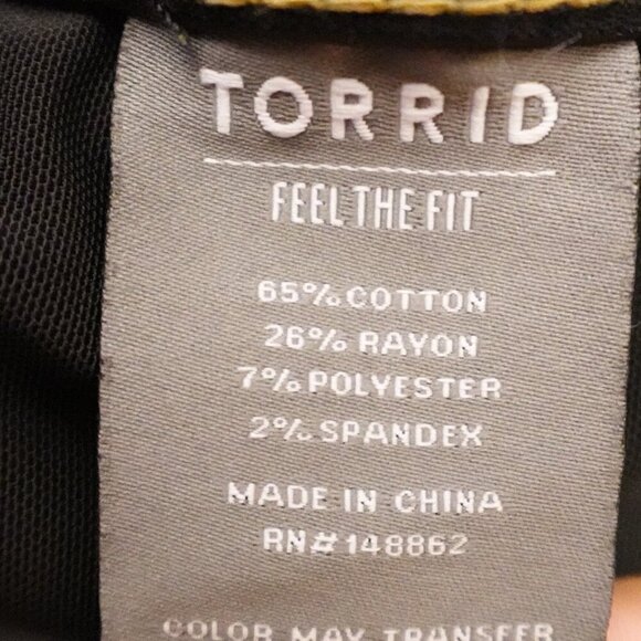 Torrid jeans bombshell skinny women's 28T blue distressed premium stretch - Picture 12 of 13